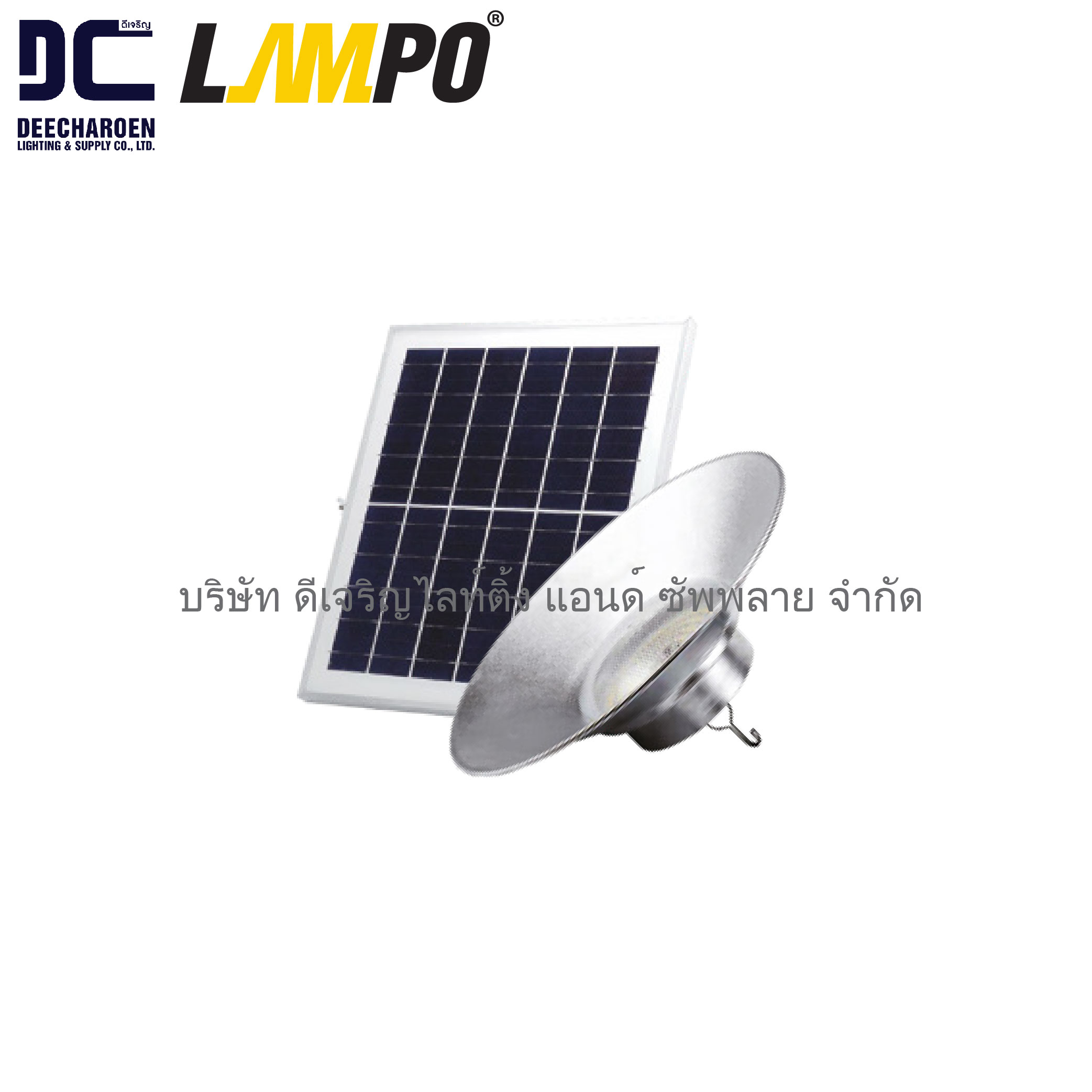โคมไฟไฮเบย์ LED Solar รุ่น MILLENNIUM 100W-01